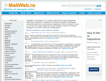 Tablet Screenshot of mallweb.ro